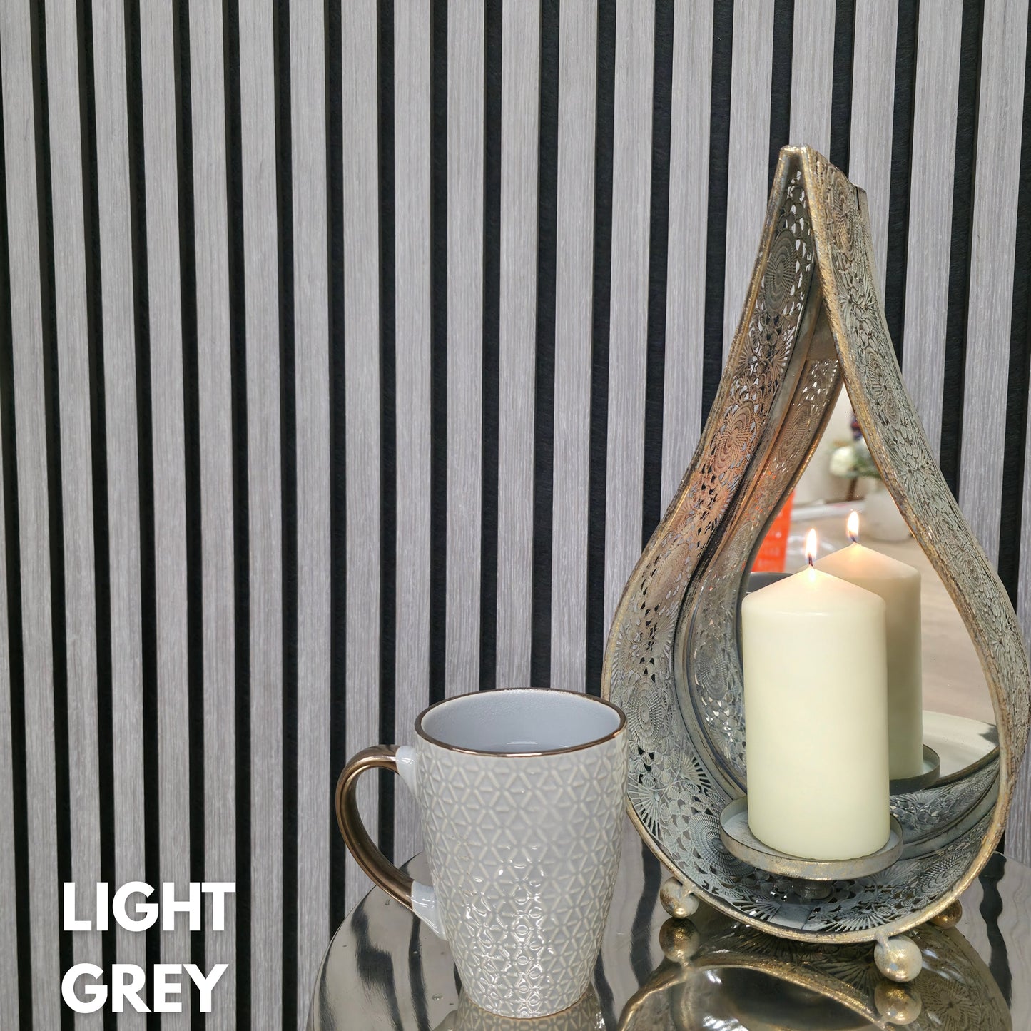 Premium Akustik-Lamellenwandpaneel (Mehrere Farben)