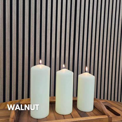 Premium Akustik-Lamellenwandpaneel (Mehrere Farben)